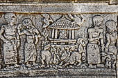 Candi Panataran - central platform called Pendopo Terrace is richly decorated with reliefs and nagas. 